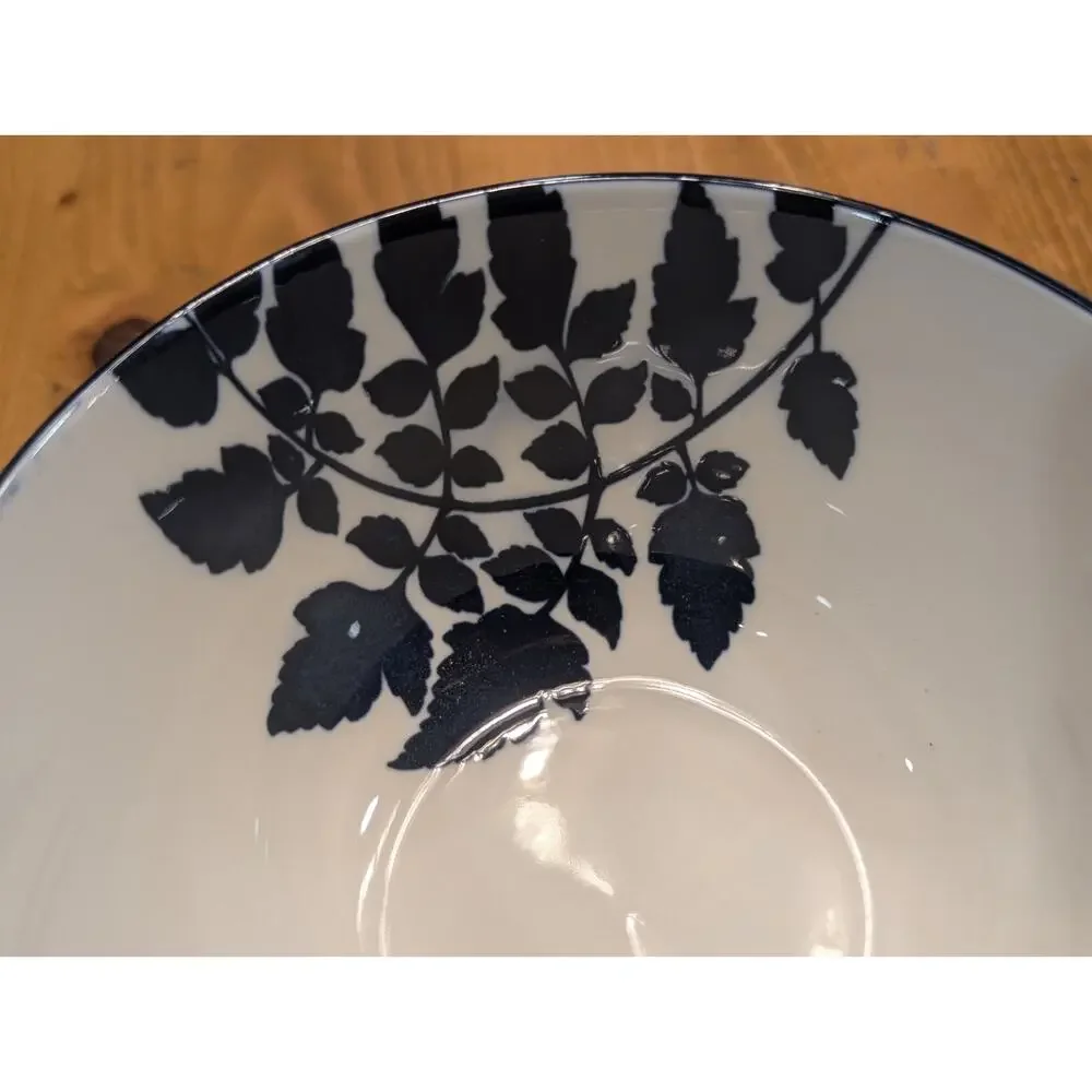 Certified Blue Arbor Stoneware Bowl Set, 6 Piece Set, Cobalt Blue, New in Box